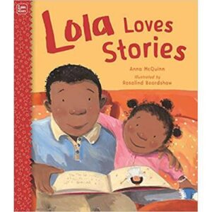 Lola Loves Stories book cover