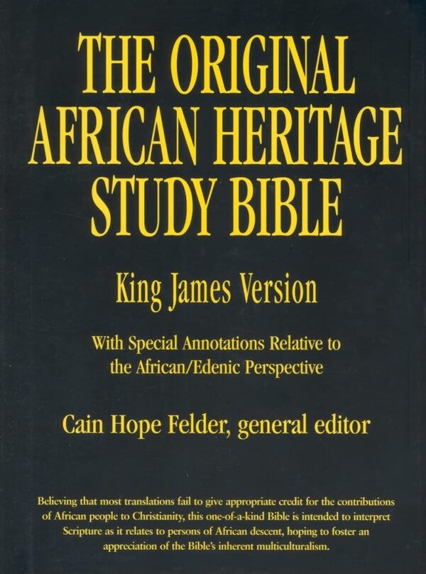 Original African Heritage Study Bible-KJV book cover
