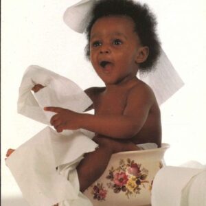 Child on Flowered Potty