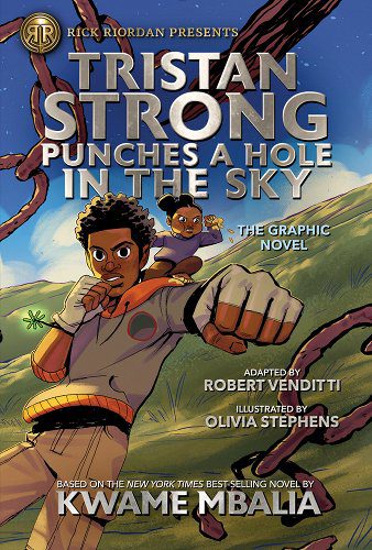 Rick Riordan Presents Tristan Strong Punches a Hole in the Sky, the Graphic Novel book cover