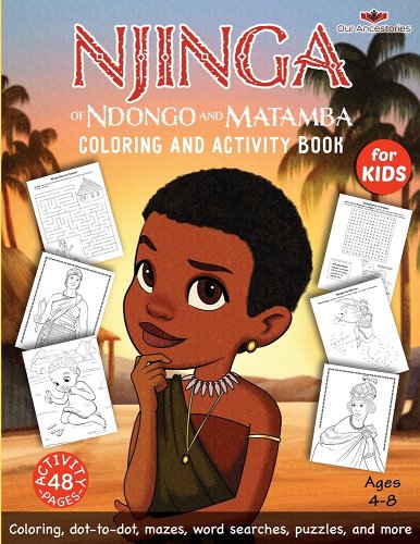 Njinga of Ndongo and Matamba Coloring and Activity Book book cover