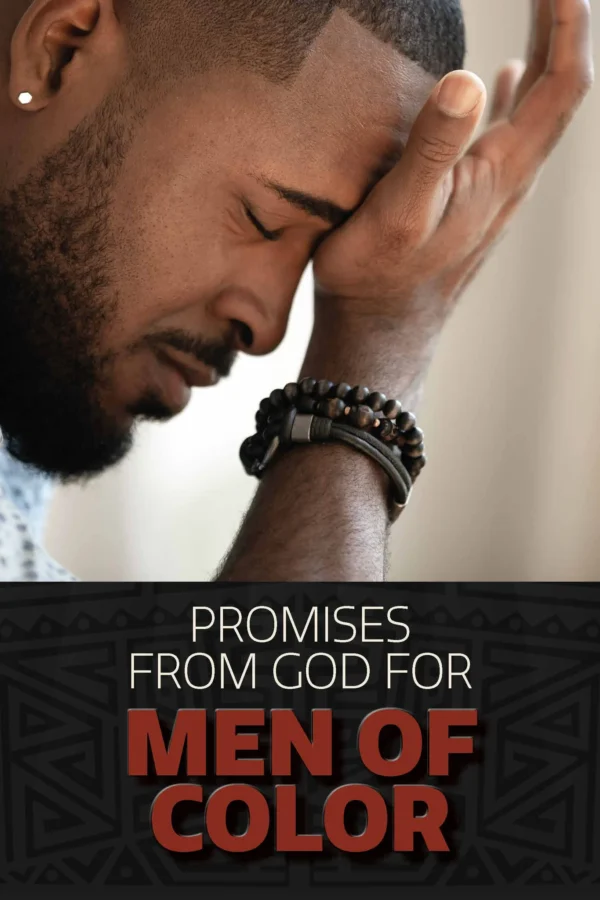 Promises from God for Men of Color - Hardcover - Large Print - Gift Edition book cover